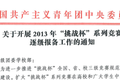 關(guān)于開展2013年“挑戰(zhàn)杯”系列競賽 逐級報備工作的通知