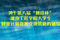 關(guān)于第六屆“挑戰(zhàn)杯”湖南工程學(xué)院大學(xué)生  創(chuàng)業(yè)計(jì)劃競賽立項(xiàng)資助的通知